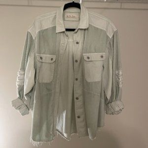 Free People Corduroy Shirt Jacket